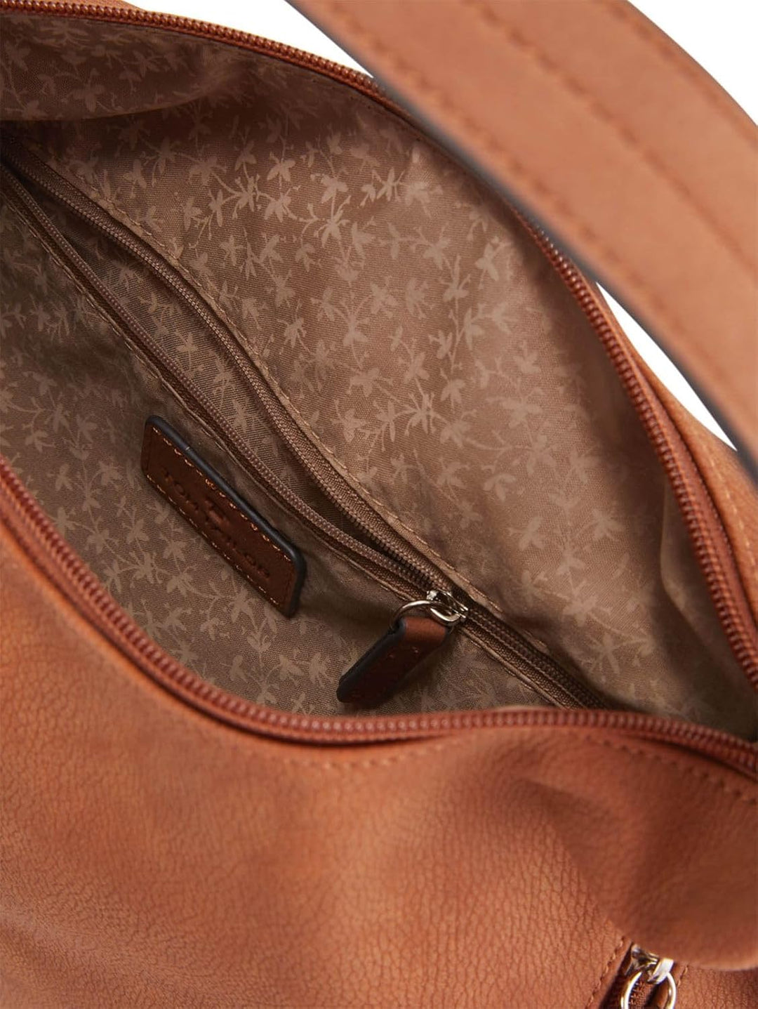 TOM TAILOR bags Caia Damen Hobo Bag Schultertasche 37 x 14 x 30 Cognac, 37 x 14 x 30 Cognac