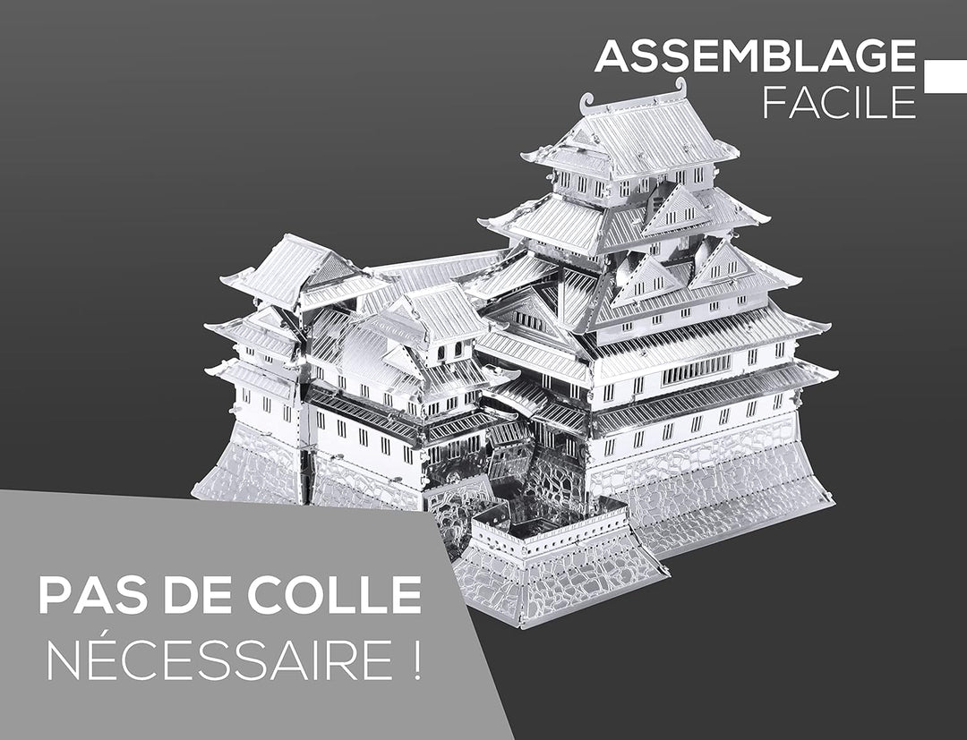 Fascinations MMS055 - Metal Earth 502576 - Himeji Castle, lasergeschnittener 3D-Konstruktionsbausatz