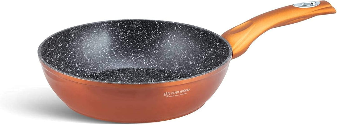 EDENBERG 15 TLG Topfset Induktion, Töpfe & Pfannen beschichtet, Kochtopf Set | induktions Töpfe Set,