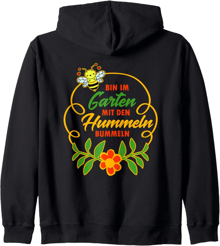 Bin im Garten - mit den Hummeln bummeln Kapuzenjacke