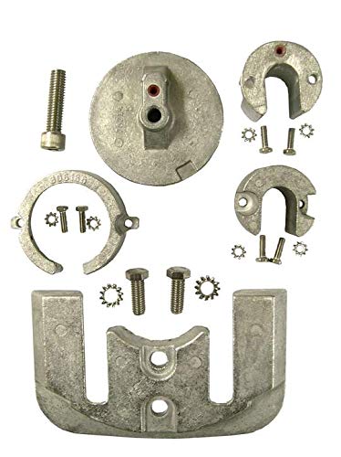 Saarwebstore Navalloy Anoden Set Mercruiser Antriebe Alpha One Bravo Anodenmetall alle Gewässer Süss