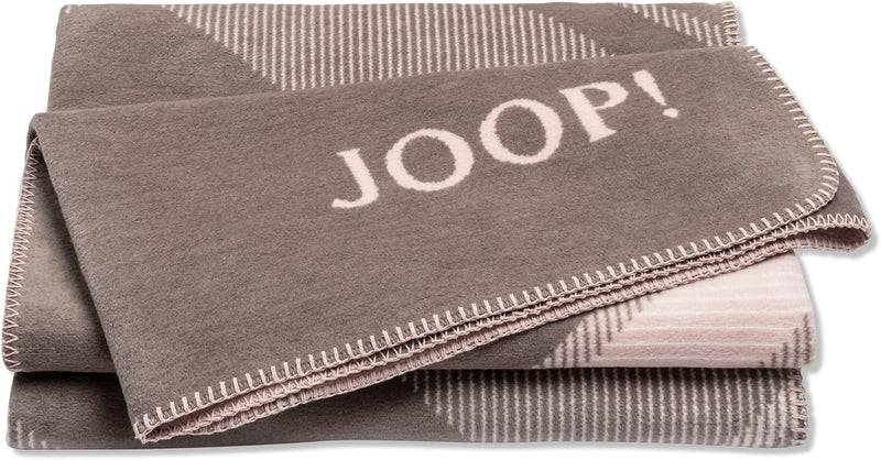 Joop! Wohndecken Checks Taupe-rosé 150x200 cm