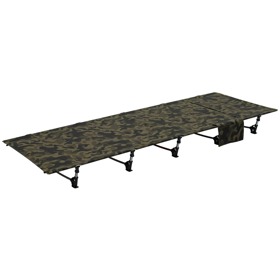 TOMOUNT Feldbett Ultraleichtes 190x70cm Camp Klappbett aus Aluminium Kompaktes Campingliege einfach