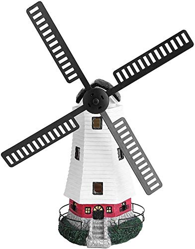 Solar-Windmühle mit Beleuchtung