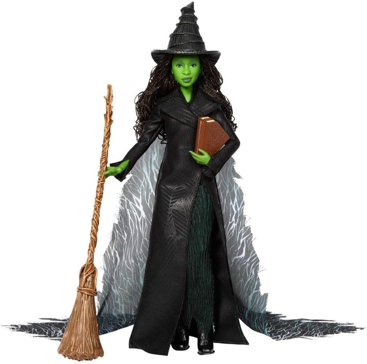 Mattel Wicked: Teil 2 von Universal Pictures Elphaba Deluxe-Modepuppe mit abnehmbarem Outfit und 4 A