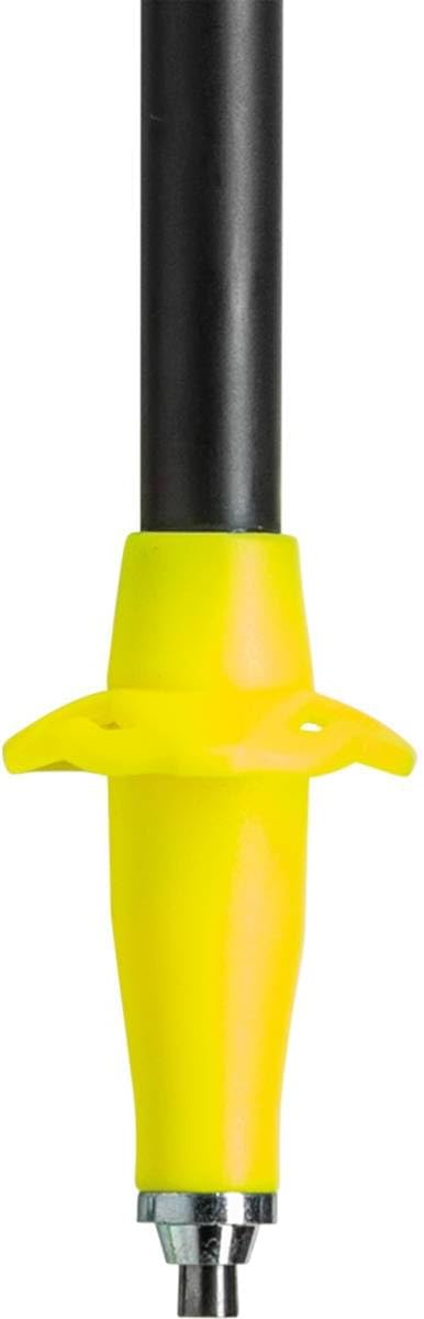 LEKI Cressida Sticks bright red-neonyellow-naturalcarbon 125cm, bright red-neonyellow-naturalcarbon
