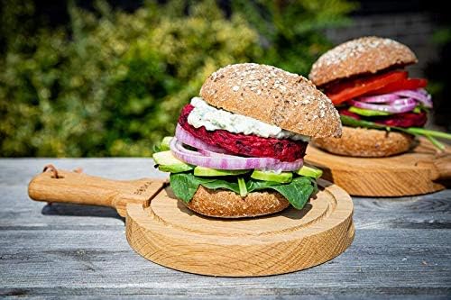 BOSKA Servierbrett Rund Friends S/authentisches Design / 16 cm/Holz/Braun / 245 x 160 x 20 mm 16 x 1
