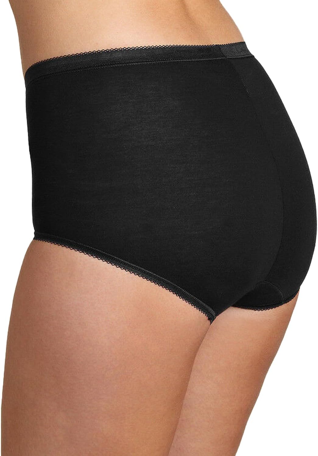 Sloggi Damen sloggi Basic+ Maxi 3P Taillenslip 18 Schwarz, 18 Schwarz