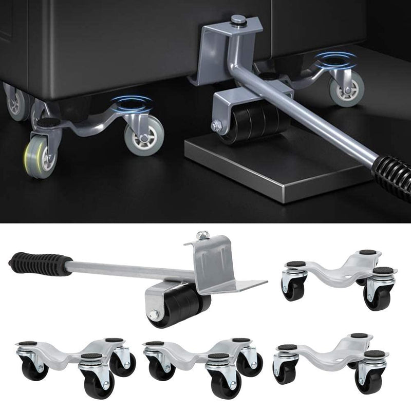 Furniture Mover Lifter Kit mit 4 Schiebern 3 Rad Möbeltransportset, Furniture Moving Pads+ Furniture