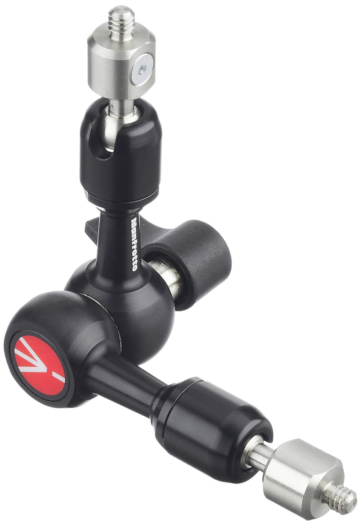Manfrotto 244 Micro Friktionsarm mit austauschbarem Adapter Single, Single