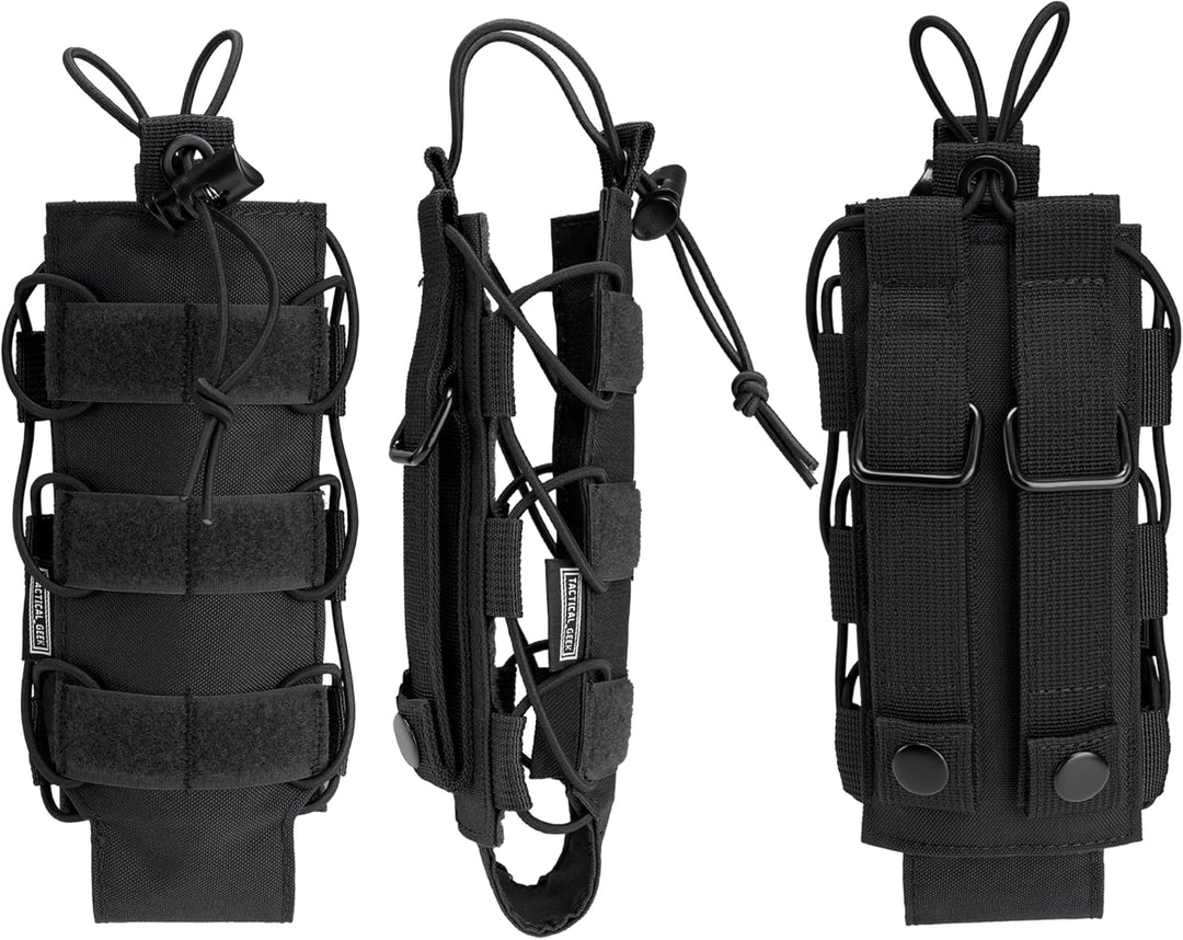 TACTICAL GEEK EXT11 Wasserflaschentasche, tragbarer Wasserflaschenträger, Reiseflaschenhalter mit Ko