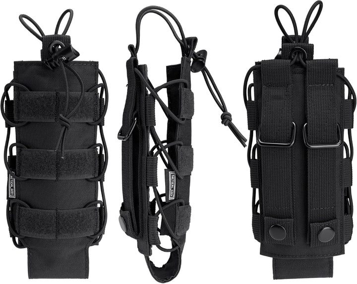 TACTICAL GEEK EXT11 Wasserflaschentasche, tragbarer Wasserflaschenträger, Reiseflaschenhalter mit Ko