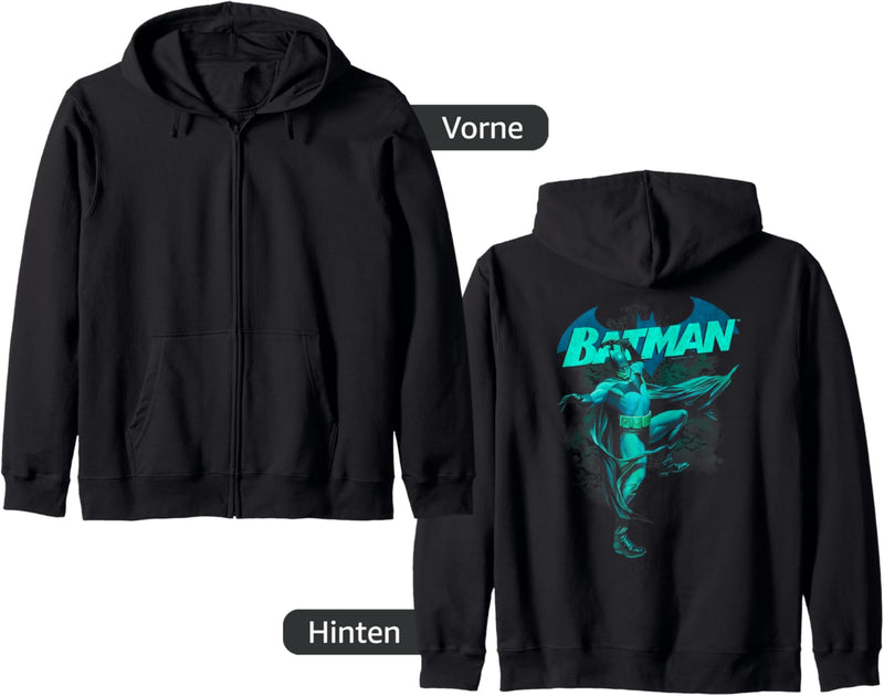 Batman Blue Bat Kapuzenjacke