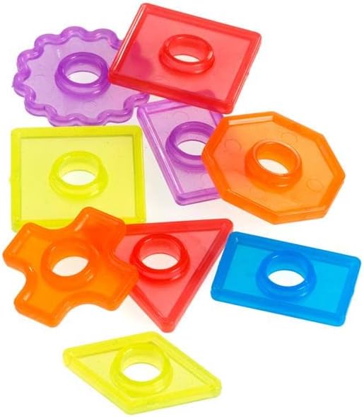 Miniland 32166 Translucent SORT&Count ABACOLO Erwerben Zähler für Leuchttische, Mehrfarbig, S