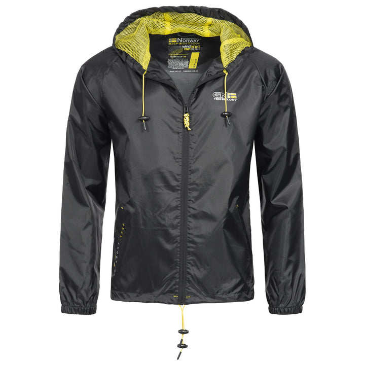 Geographical Norway 92B12 Nijak Herren Regen Jacke Schwarz S