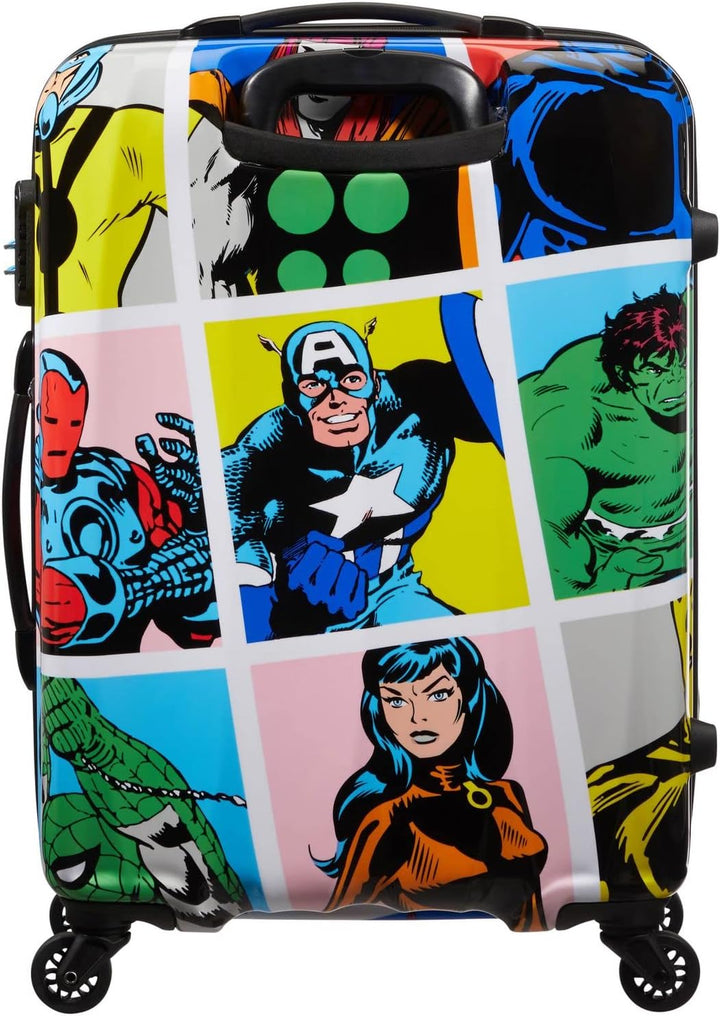 American Tourister Marvel Legends - Spinner M Koffer, 65 cm, 62.5 L, Mehrfarbig (Marvel Pop Art) Meh