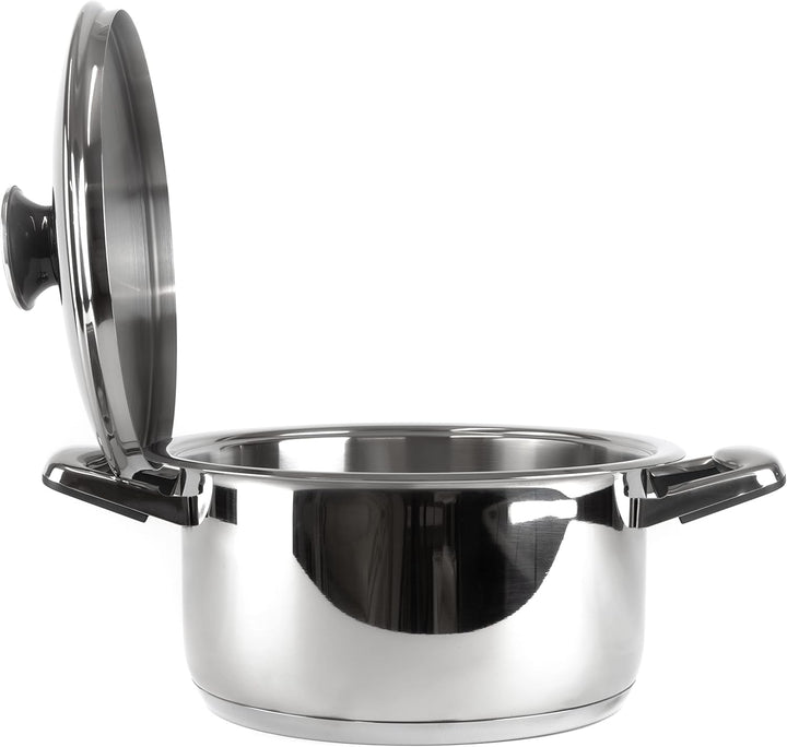 Töpfe Pfannen Bräter Collection, alle Herdarten + Induktion, hochwertiger 18/10 Edelstahl, Deckel mi