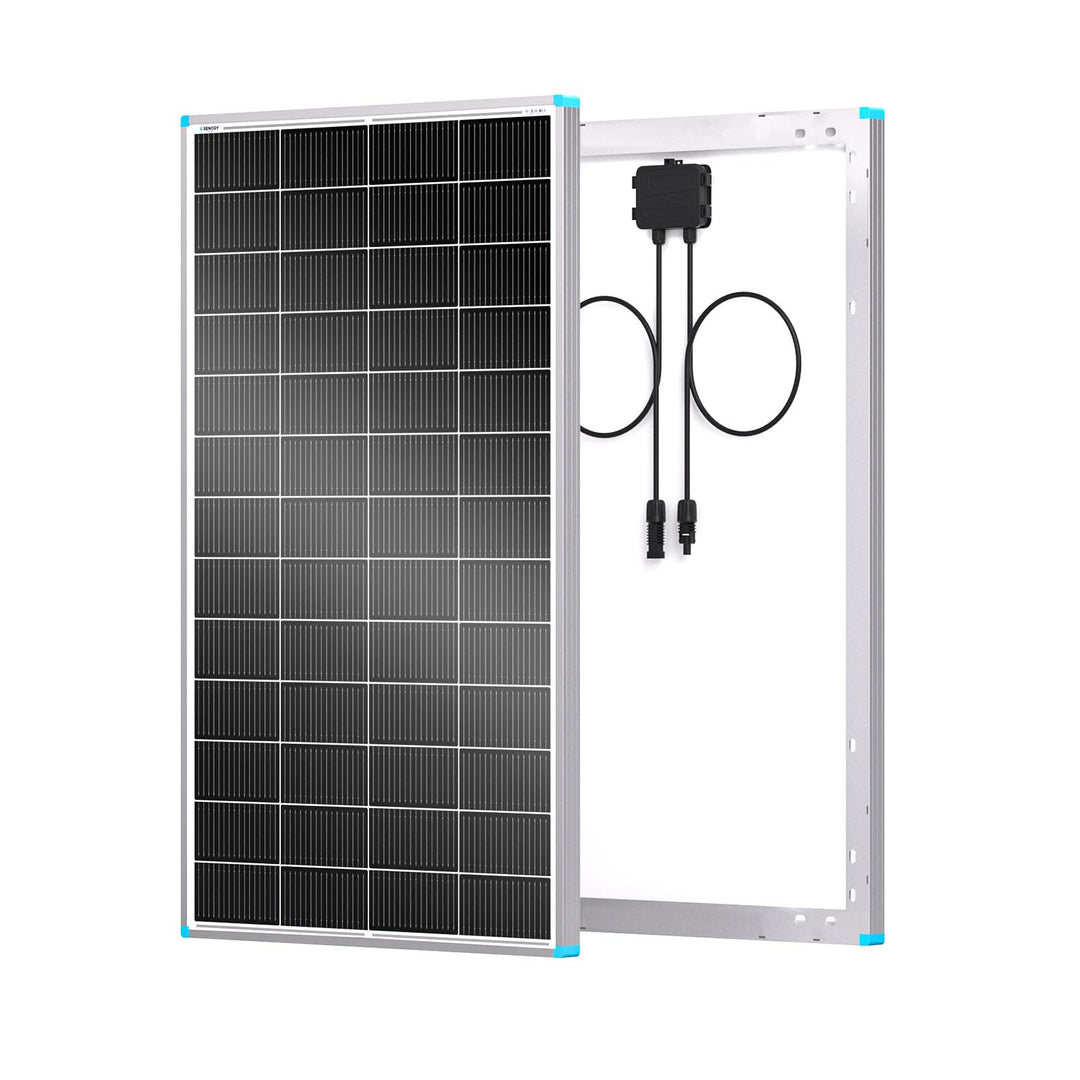 Renogy 16BB N-Typ 200 Watt 24V Solarmodul, 25% Hoch-Effizienz, PV Modul Ladegerät für RV Marine Roof