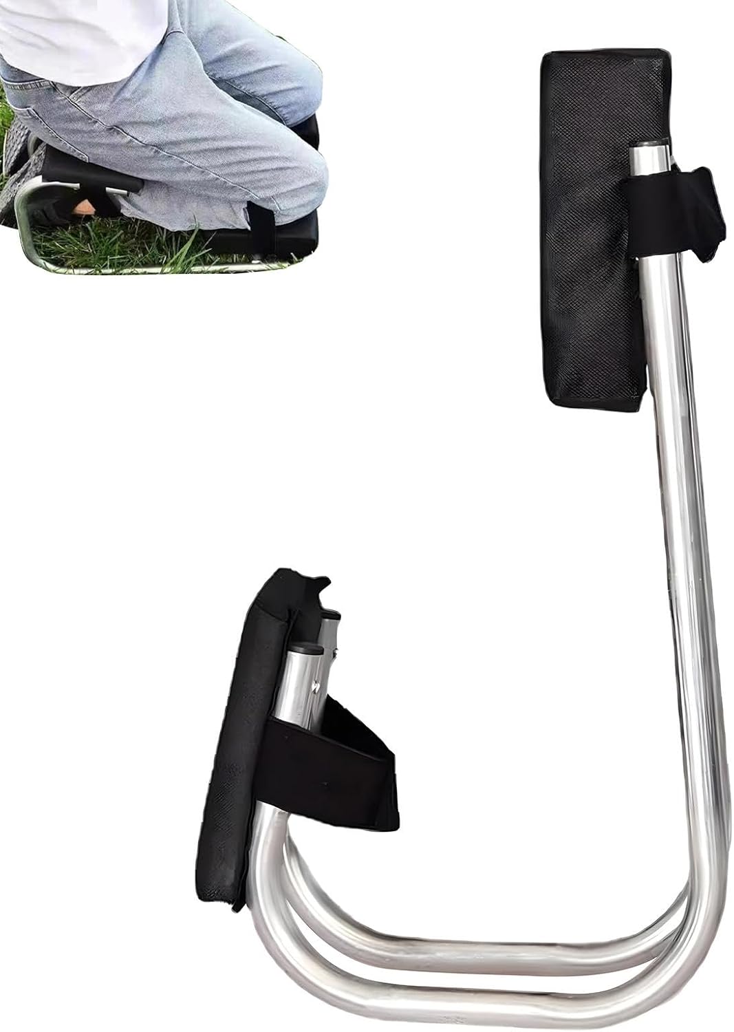 Tragbarer Kniehocker für die Gartenarbeit, Gartenkniehocker und Sitz für Senioren - Verstellbare tra