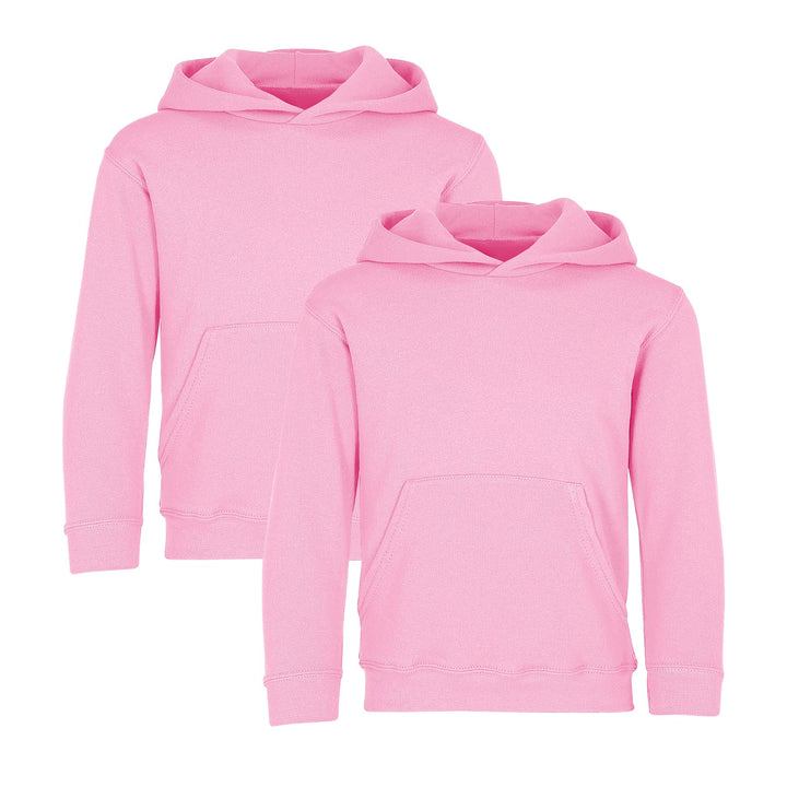 Fruit of the Loom 2er Pack Kinder Kapuzensweatshirt Kapuzenpullover Classic +Web-Textilien24 Stoffbe