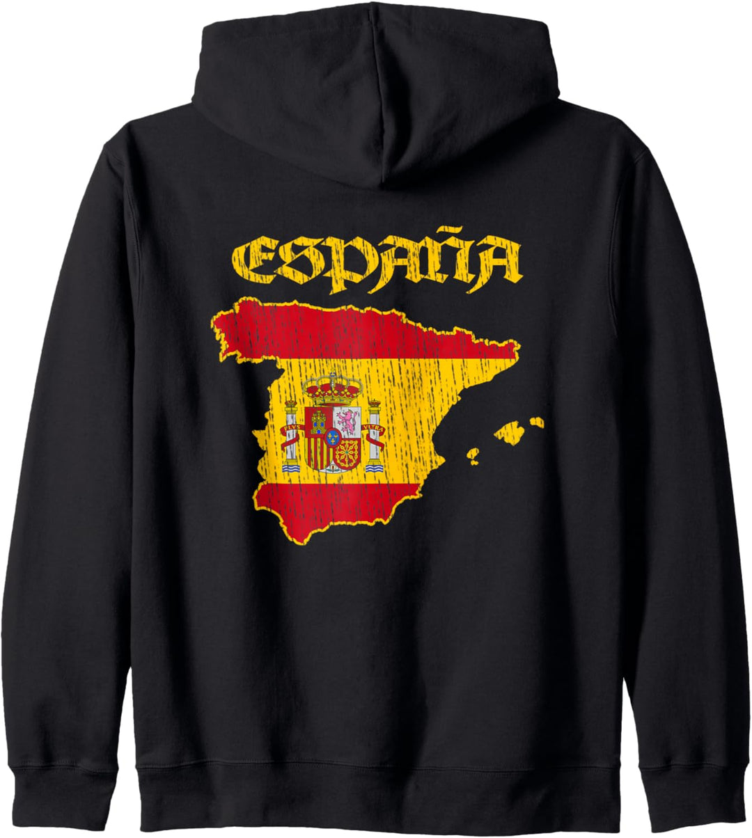 Jahrgang Spanien Spanische Stolzflagge Kapuzenjacke