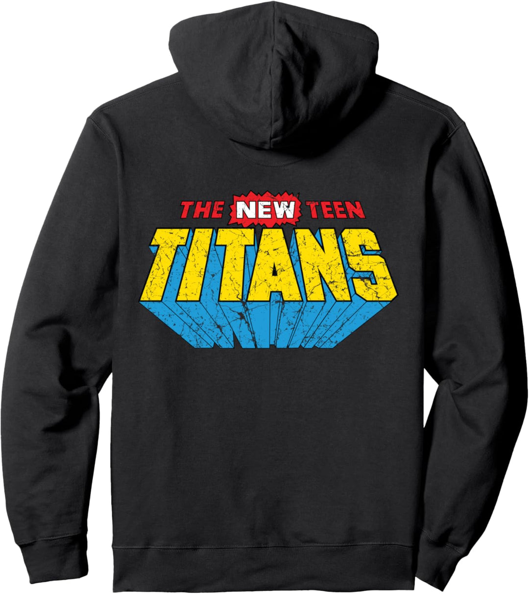 Das Logo der DC Teen Titans ist neu in Distressed Pullover Hoodie