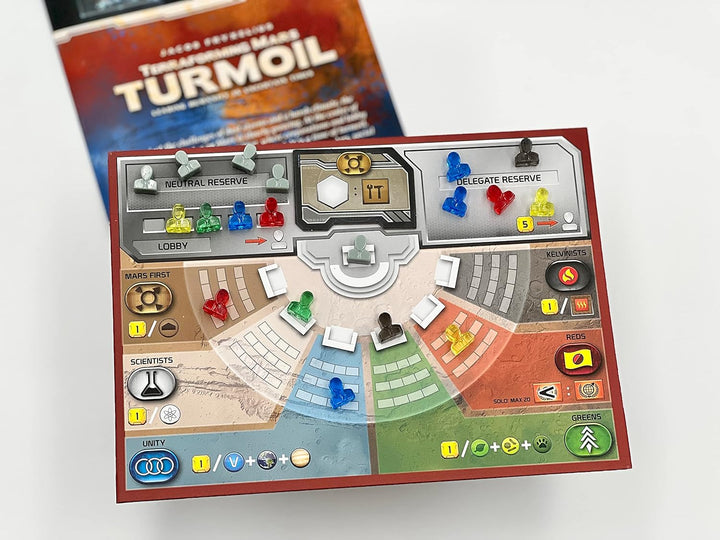 Stronghold Games , Terraforming Mars: Turmoil Expansion , Board Game , Ages 14+ , 1-5 Players , 90-