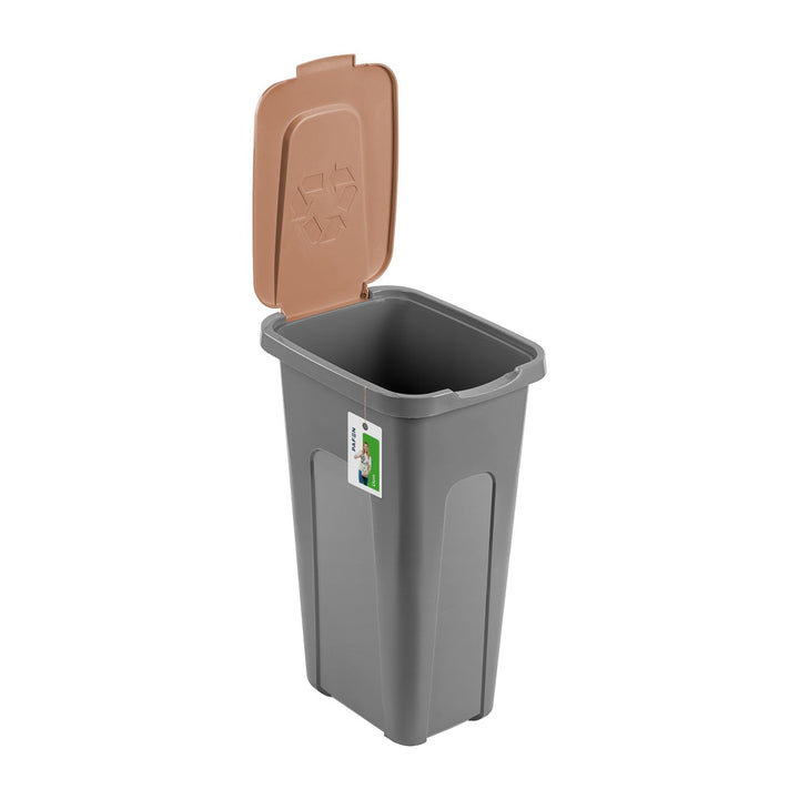 PAFEN Grosser Mülleimer SET für Recycling - 4er Abfallbehälter Hohe Recyclingbehälter - 2x 30l und 2