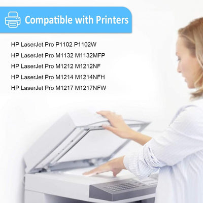 LAIPENG Kompatible 85A CE285A Tonerkartusche bis zu 1600 Seiten für HP Laserjet Pro P1102 P1102W M11