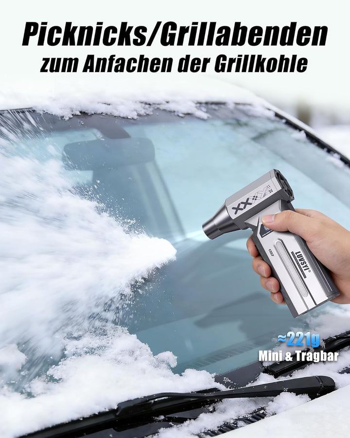 HAOFOYFUN Electric Air Duster, 150000RPM Elektrisches Staubgebläse Akku, 4-stufiges Hochleistungs-Lu