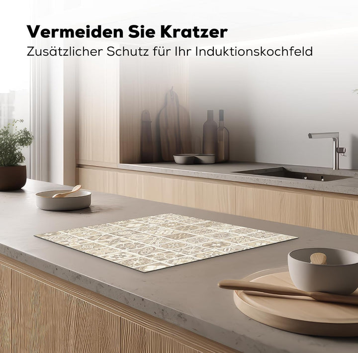 Herdabdeckplatte Einteilig Ceranfeld Abdeckplatte für Induktionsschutz Ceranfeldabdeckung Vinyl Herd