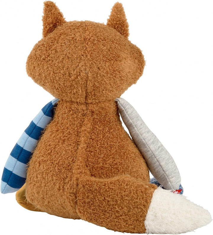 sigikid 39824 Patchwork Stofftier, Mehrfarbig/Fuchs