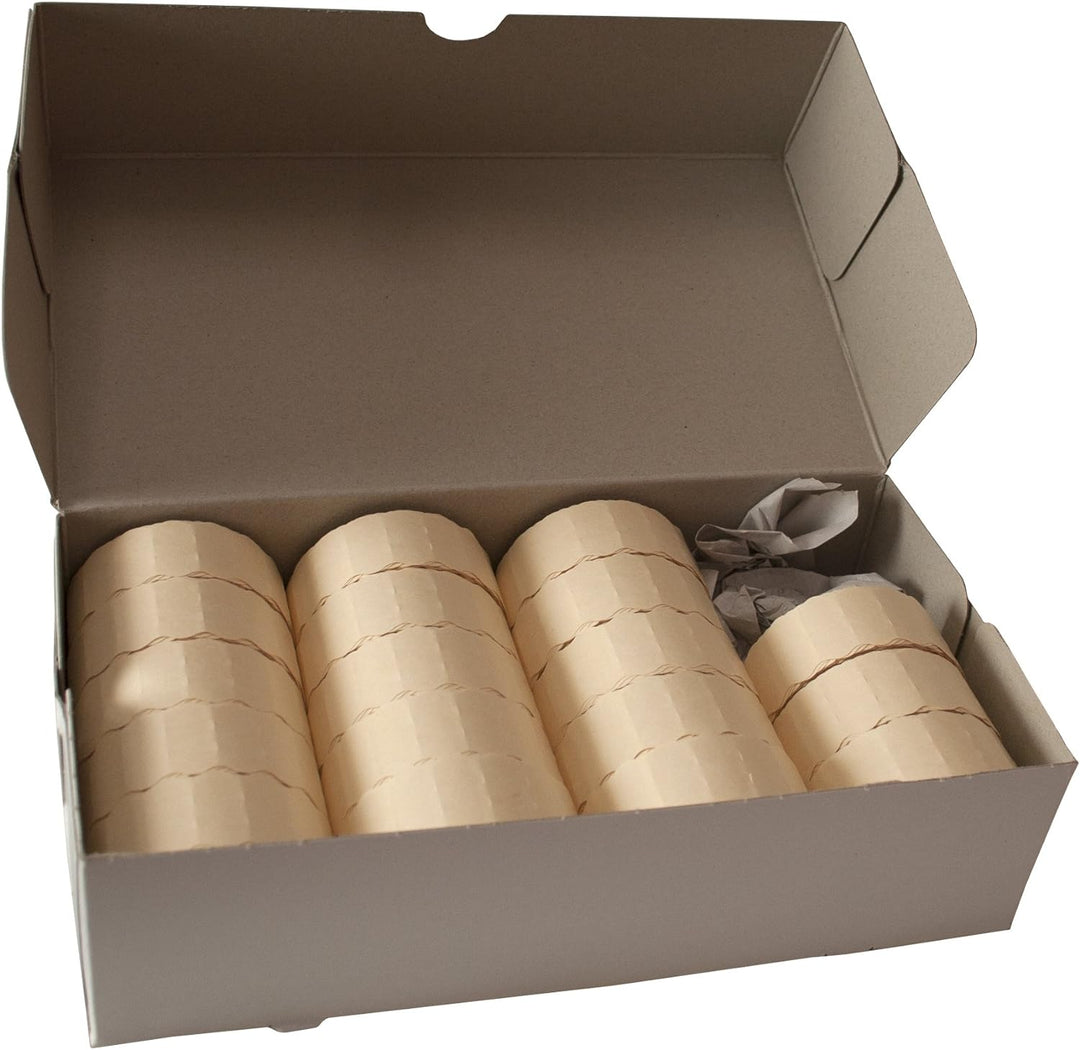 Original CreenLine Haftetiketten Format 26 x 12 mm weiss, Gum 1 (ablösbar), 18 Rollen, Made in Germa