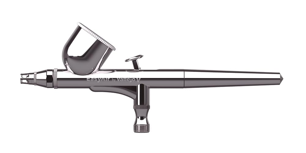 Vallejo EasyAir Airbrush mit doppelter Wirkung, ideal für Modellbau und Airbrush, schwimmende Düse 0