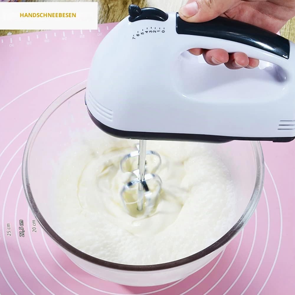 350W Elektrische Standmixer 1.7L Edelstahl Küche Rührmaschine 7-Gang Geschwindigkeitseinstellungen T