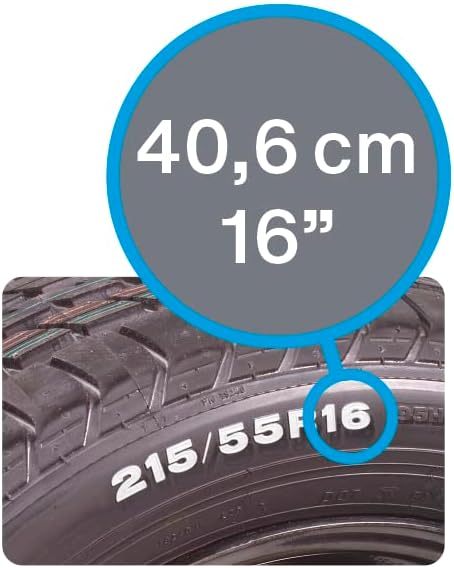 Goodyear Radkappen Laredo, 16 Zoll, aus Spezial-ABS-Qualitätskunststoff, schlagfest, zweischichtige