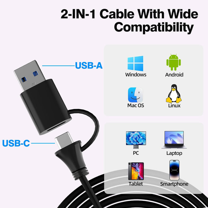 USB Hub mit Netzteil, VKUSRA 11-Port USB C 3.2 Hub mit 10Gbps USB-C 3.2 Datenports*2 und USB 3.2 Dat