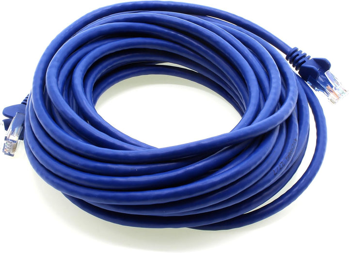 1aTTack.de 10m - blau - 5 Stück - (PACK) - CAT.6 CAT6 Ethernet-Lan-Netzwerk-Kabel 1000 Mbit/s Patchk