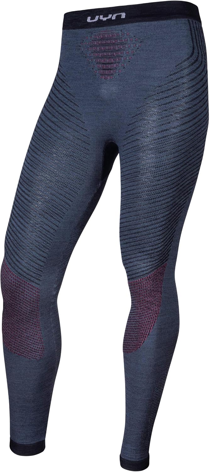 UYN Herren Herren Strumpfhose Fusyon Uw Strumpfhose M Orion Blue/Bordeaux/Pearl Grey, M Orion Blue/B