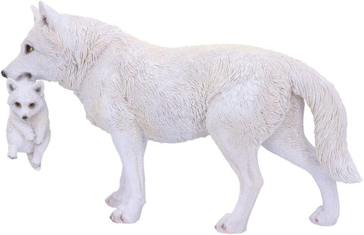 Nemesis Now Winter Bond Wolves Figur, Weiss, 30 cm