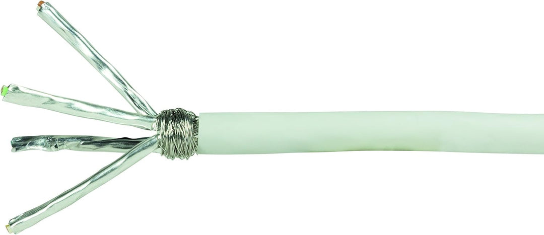 LogiLink Professional CPV0039 Netzwerk Verlegekabel Cat 6 S/FTP, weiss, 100m 100m CAT 6 Installation
