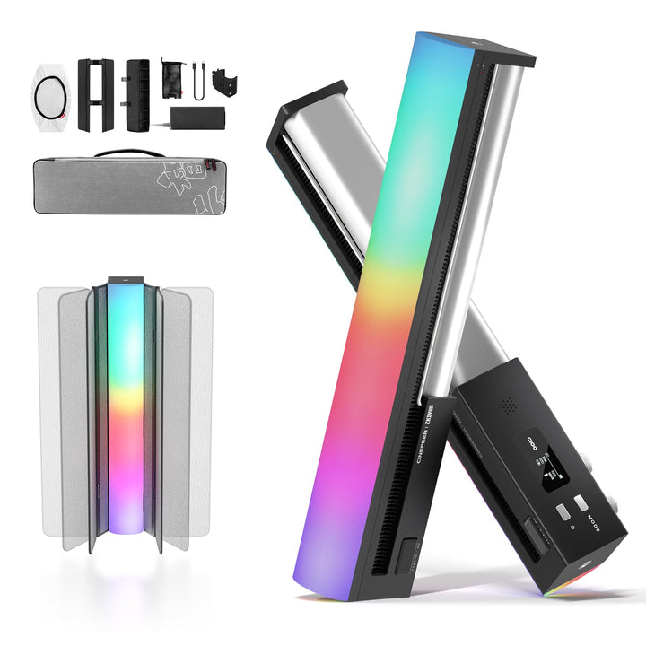 ZHIYUN CINEPEER C100 Combo 100W RGB Lichtstab, APP-Steuerung Videoleuchte Handgehalten 2700K-6500K C