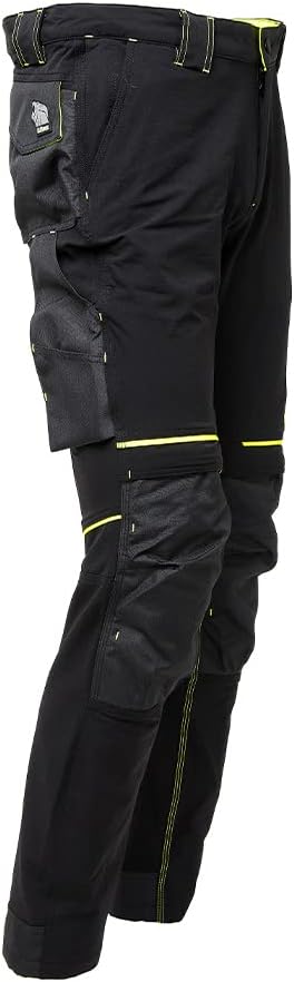 U-POWER PE145BC-4XL - Pantalones gama PERFORMANCE modelo ATOM Black Carbon Talla 4XL