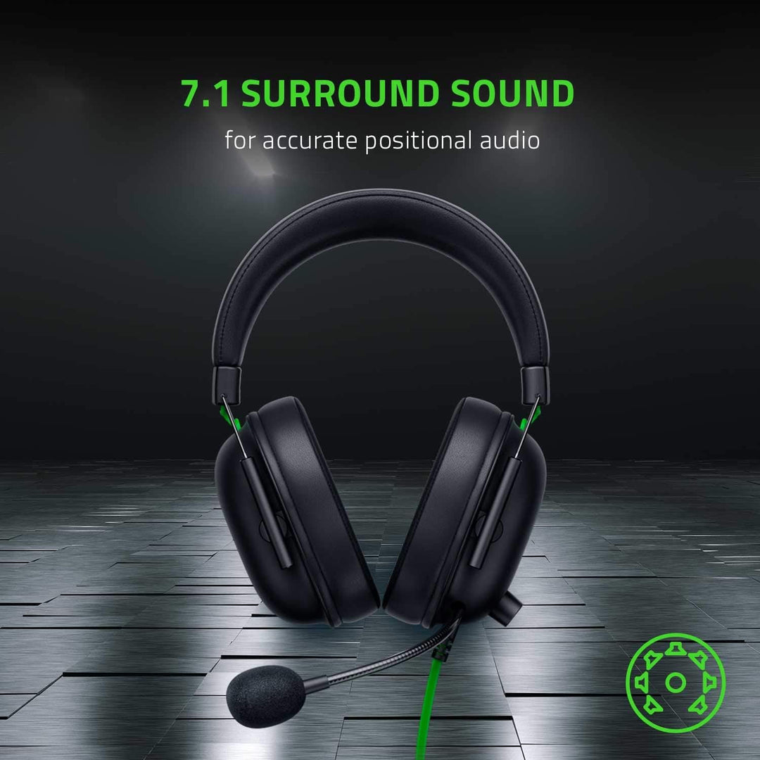 Razer BlackShark V2 X Gaming-Headset: 7.1 Surround Sound – 50 mm Treiber – Memory-Schaumstoff-Kissen