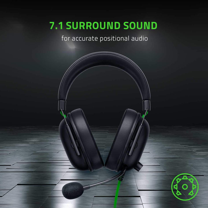 Razer BlackShark V2 X Gaming-Headset: 7.1 Surround Sound – 50 mm Treiber – Memory-Schaumstoff-Kissen
