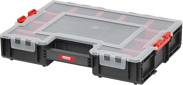 Set: 2 x Sortimentskasten Organizer mit variablen Einteilern und seitliche Verriegelung von Kreher,