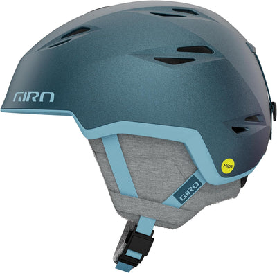 Giro Envi Spherical MIPS Skihelm - Snowboardhelm für Damen Matte Ano Harbor Blue 23 M, Matte Ano Har