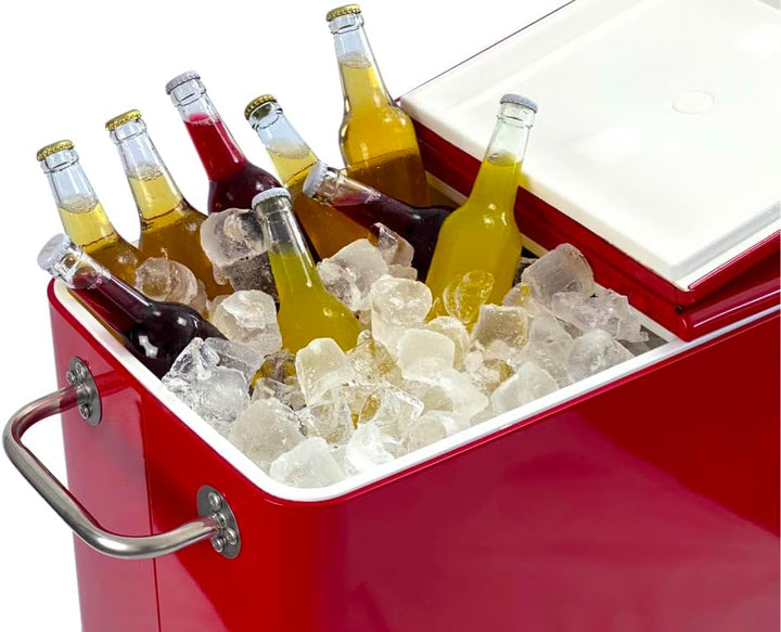 Kailua Cooler - Kühlbox, Kühlwagen, Getränkekühler Rot, Rot