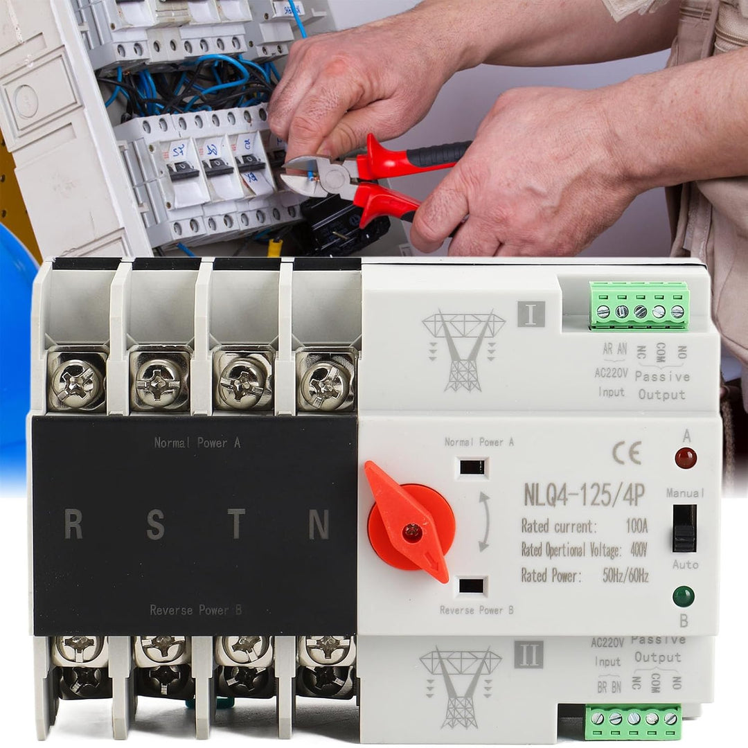 Automatischer Transferschalter, 400 V 4P 3-Phasen 4-Leiter Unterbrechungsfreier Stromsteuerungs-Leis