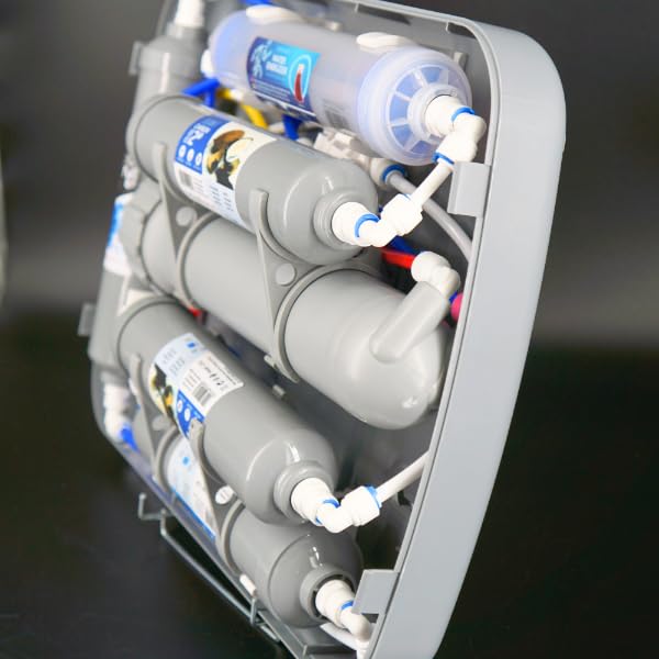 Czysta Kropla RO7 Slim Untertisch Umkehrosmose Wasserfilter 7 Stufiges Filtersystem mit Mineralisier